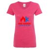 Women’s Glitter V-Neck T-Shirt Thumbnail