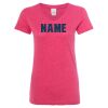 Women’s Glitter V-Neck T-Shirt Thumbnail