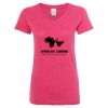 Women’s Glitter V-Neck T-Shirt Thumbnail