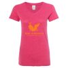 Women’s Glitter V-Neck T-Shirt Thumbnail