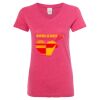 Women’s Glitter V-Neck T-Shirt Thumbnail