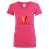 Women’s Glitter V-Neck T-Shirt Thumbnail
