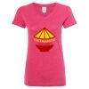 Women’s Glitter V-Neck T-Shirt Thumbnail