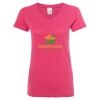 Women’s Glitter V-Neck T-Shirt Thumbnail