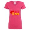 Women’s Glitter V-Neck T-Shirt Thumbnail