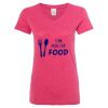 Women’s Glitter V-Neck T-Shirt Thumbnail