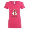 Women’s Glitter V-Neck T-Shirt Thumbnail