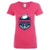 Women’s Glitter V-Neck T-Shirt Thumbnail