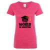 Women’s Glitter V-Neck T-Shirt Thumbnail