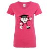 Women’s Glitter V-Neck T-Shirt Thumbnail