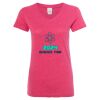 Women’s Glitter V-Neck T-Shirt Thumbnail