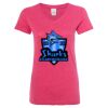 Women’s Glitter V-Neck T-Shirt Thumbnail