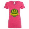 Women’s Glitter V-Neck T-Shirt Thumbnail
