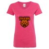 Women’s Glitter V-Neck T-Shirt Thumbnail