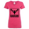 Women’s Glitter V-Neck T-Shirt Thumbnail
