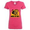 Women’s Glitter V-Neck T-Shirt Thumbnail
