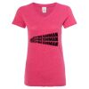 Women’s Glitter V-Neck T-Shirt Thumbnail