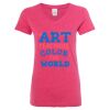 Women’s Glitter V-Neck T-Shirt Thumbnail