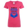 Women’s Glitter V-Neck T-Shirt Thumbnail