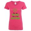Women’s Glitter V-Neck T-Shirt Thumbnail