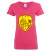 Women’s Glitter V-Neck T-Shirt Thumbnail
