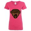 Women’s Glitter V-Neck T-Shirt Thumbnail