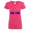 Women’s Glitter V-Neck T-Shirt Thumbnail
