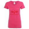 Women’s Glitter V-Neck T-Shirt Thumbnail