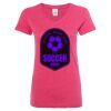Women’s Glitter V-Neck T-Shirt Thumbnail