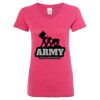 Women’s Glitter V-Neck T-Shirt Thumbnail