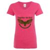 Women’s Glitter V-Neck T-Shirt Thumbnail