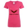 Women’s Glitter V-Neck T-Shirt Thumbnail