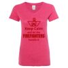 Women’s Glitter V-Neck T-Shirt Thumbnail