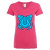 Women’s Glitter V-Neck T-Shirt Thumbnail