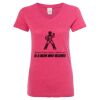 Women’s Glitter V-Neck T-Shirt Thumbnail