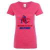 Women’s Glitter V-Neck T-Shirt Thumbnail