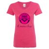 Women’s Glitter V-Neck T-Shirt Thumbnail