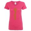 Women’s Glitter V-Neck T-Shirt Thumbnail