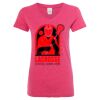 Women’s Glitter V-Neck T-Shirt Thumbnail