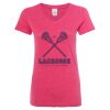 Women’s Glitter V-Neck T-Shirt Thumbnail