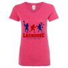Women’s Glitter V-Neck T-Shirt Thumbnail