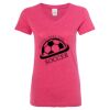 Women’s Glitter V-Neck T-Shirt Thumbnail