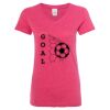 Women’s Glitter V-Neck T-Shirt Thumbnail