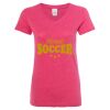 Women’s Glitter V-Neck T-Shirt Thumbnail