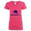 Women’s Glitter V-Neck T-Shirt Thumbnail
