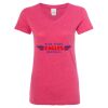 Women’s Glitter V-Neck T-Shirt Thumbnail