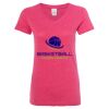 Women’s Glitter V-Neck T-Shirt Thumbnail