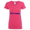 Women’s Glitter V-Neck T-Shirt Thumbnail