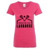 Women’s Glitter V-Neck T-Shirt Thumbnail