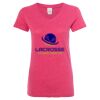 Women’s Glitter V-Neck T-Shirt Thumbnail